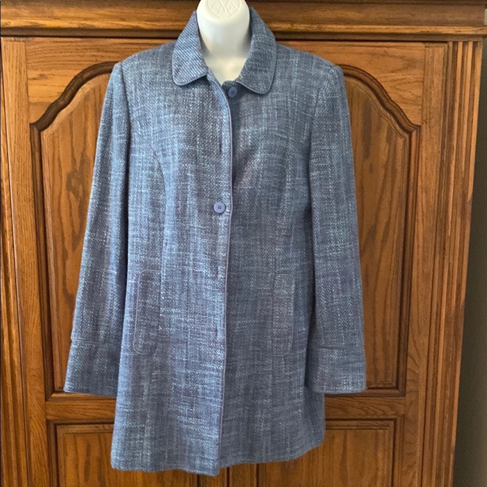 Dialogue Blue/Purple  Jacket Tailored Silhouette